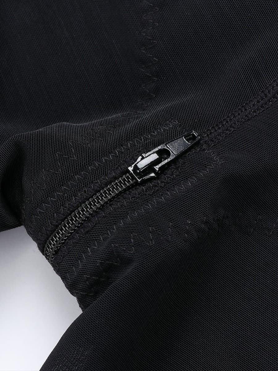 Detachable Straps Post Surgery Full Body Shaper Zipper Abdominal Control