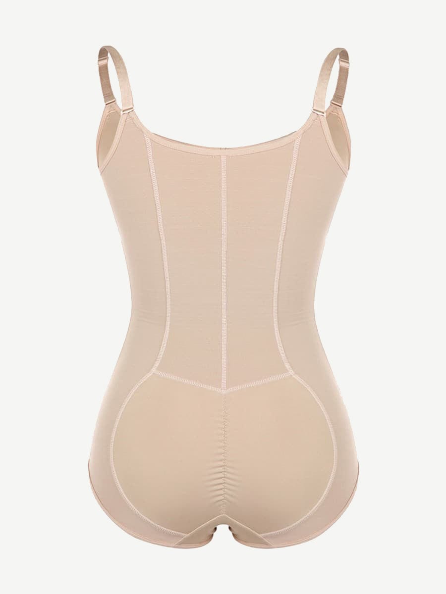 Large Size Postoperative Full Body Shaper Front Zipper Smooth Abdomen