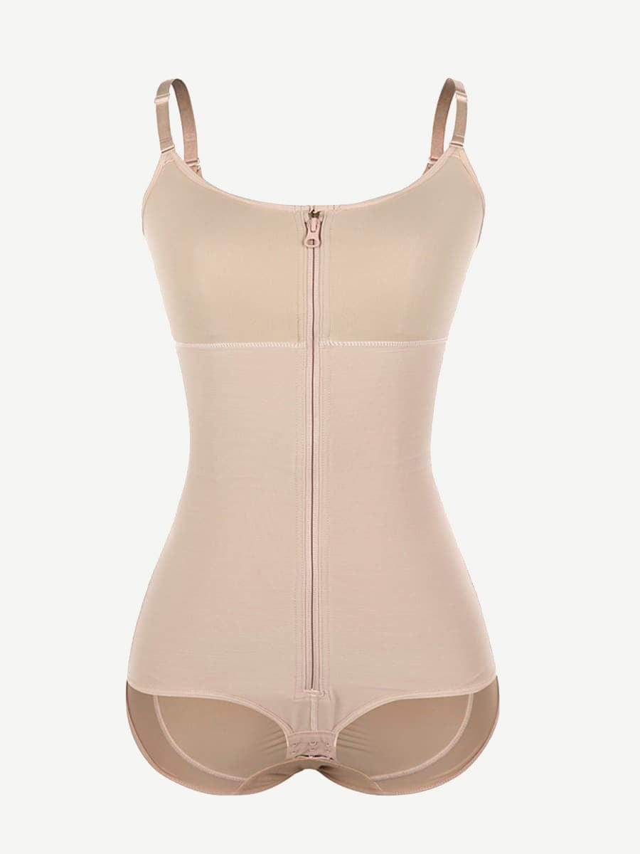 Large Size Postoperative Full Body Shaper Front Zipper Smooth Abdomen