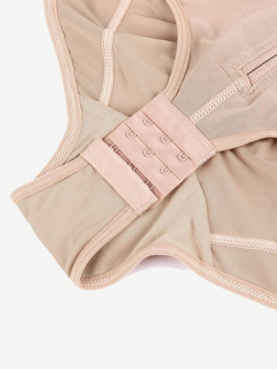 Large Size Postoperative Full Body Shaper Front Zipper Smooth Abdomen