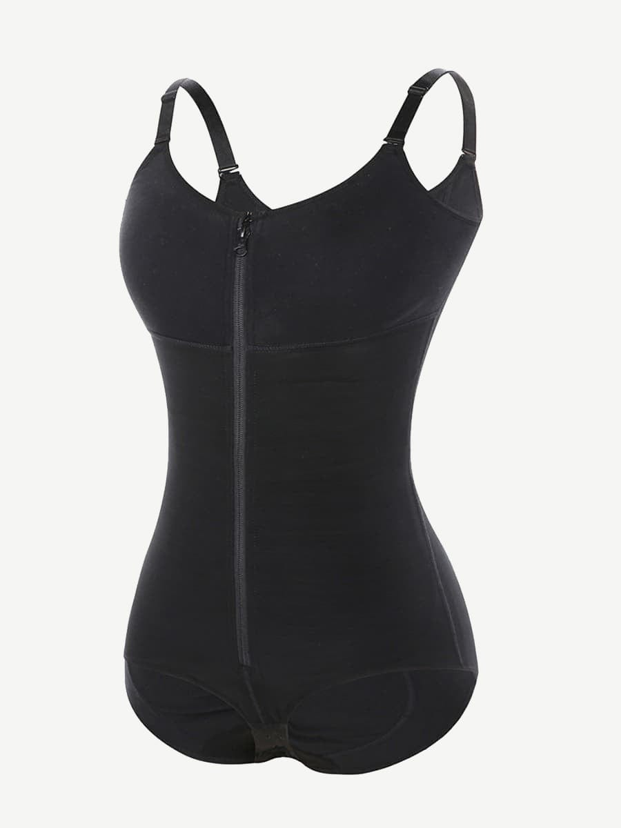 Large Size Postoperative Full Body Shaper Front Zipper Smooth Abdomen
