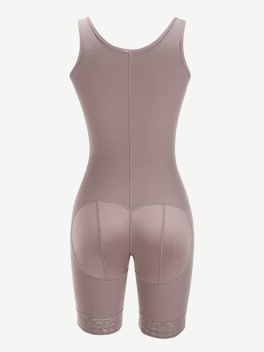 Hook Open Crotch Three Hook Full Body Shaper Compression Garment