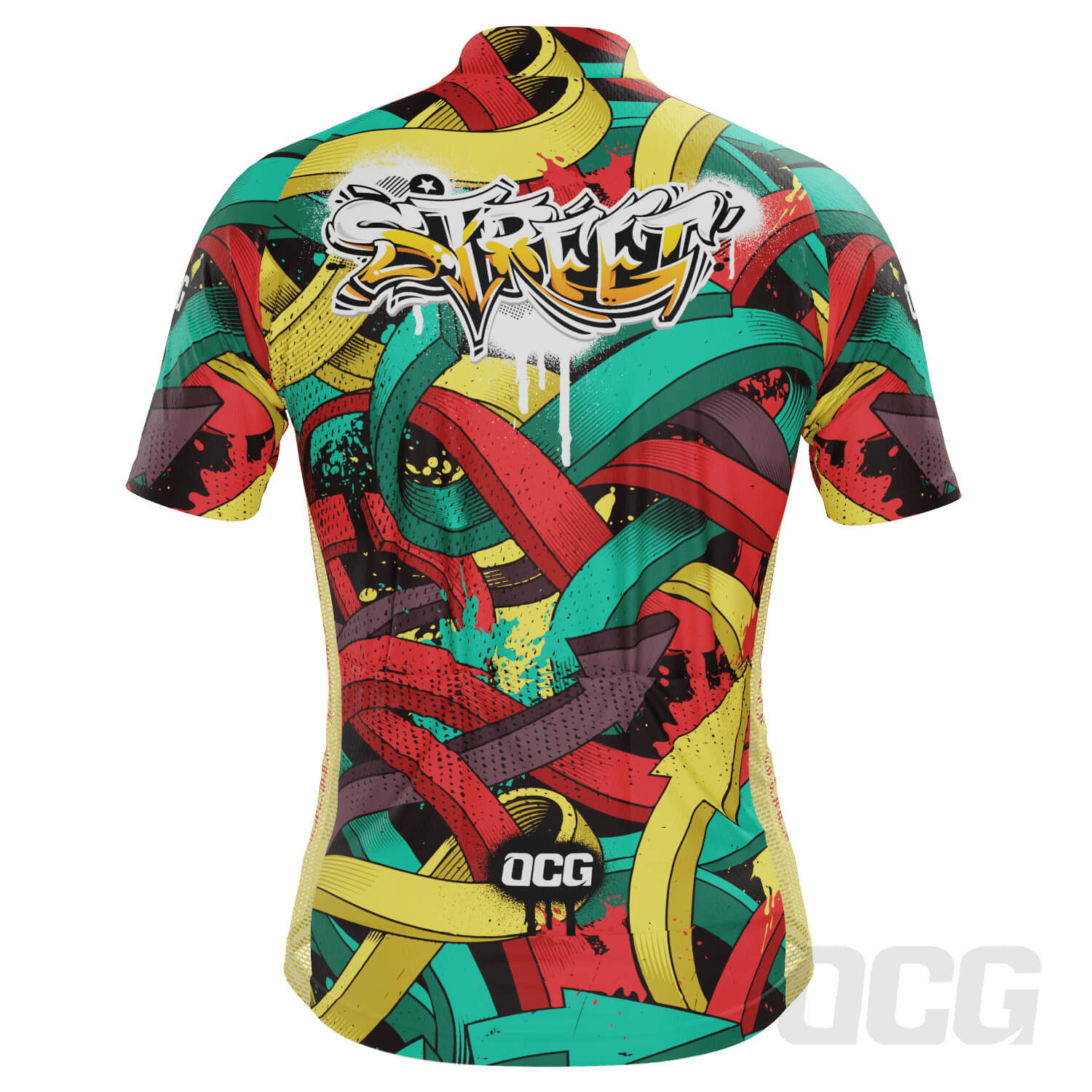 Men's Street Graffiti Short Sleeve Cycling Jersey