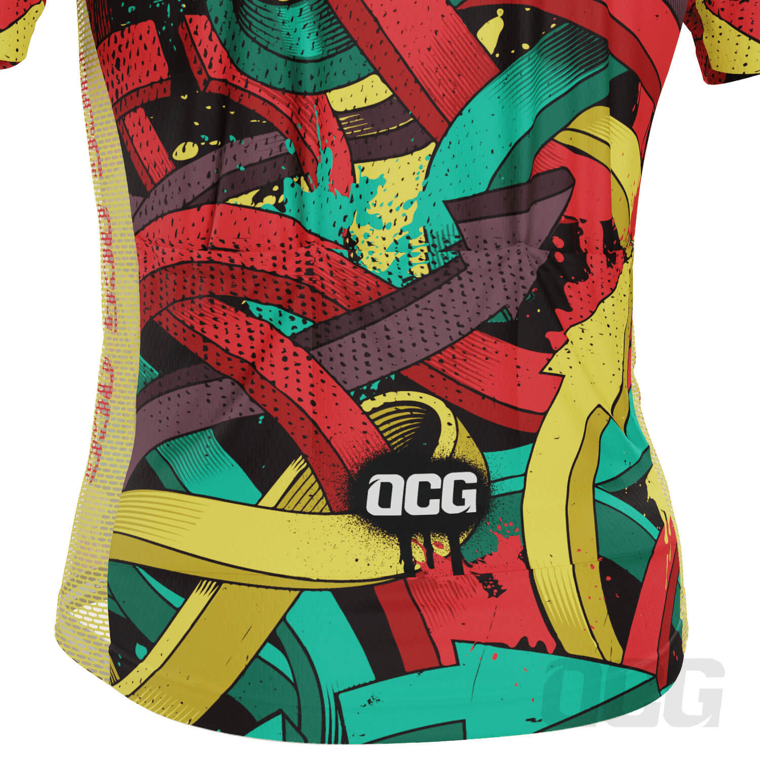 Men's Street Graffiti Short Sleeve Cycling Jersey