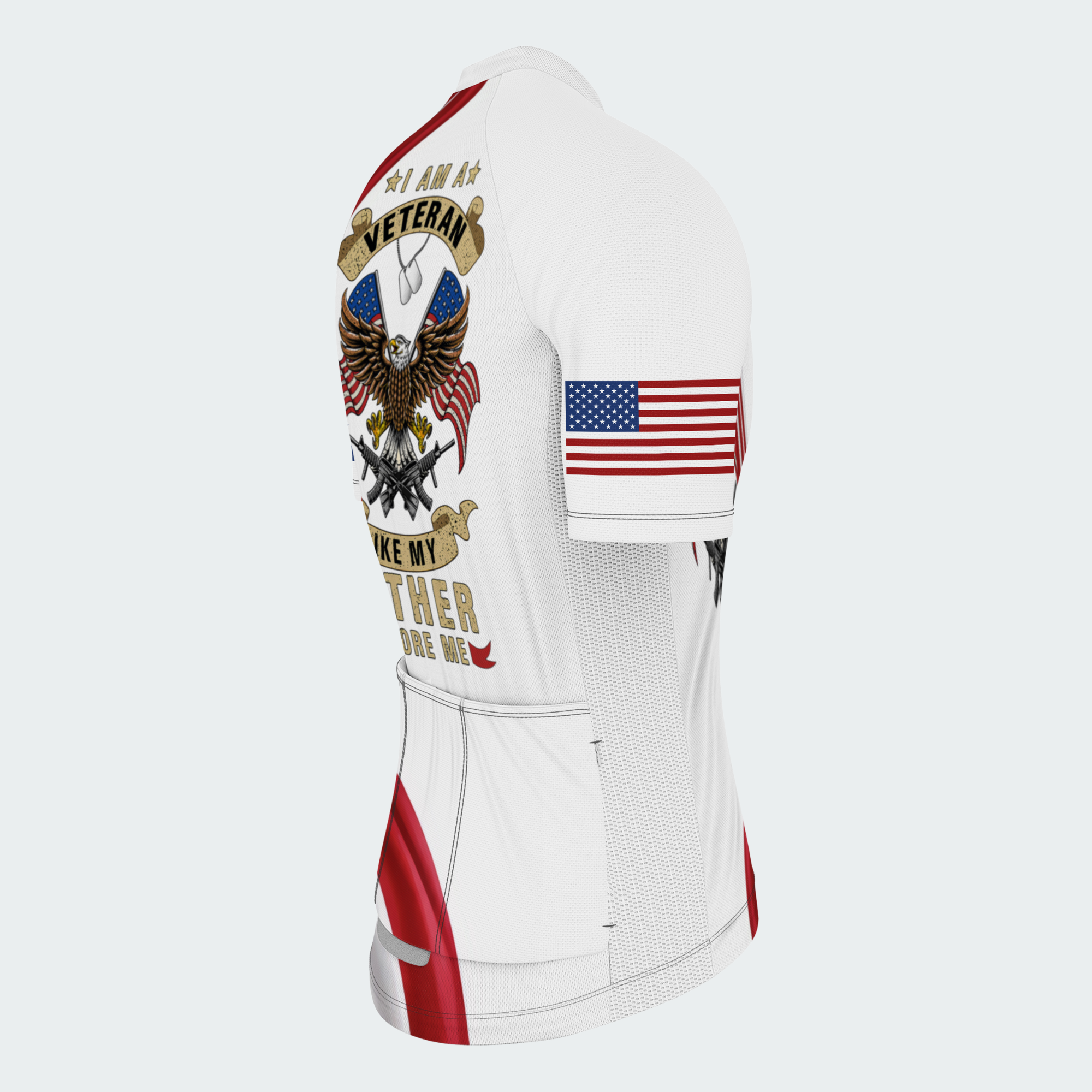Men’s American Pride 250th Anniversary Faith & Freedom Eagle Regular Fit Cycling Jersey