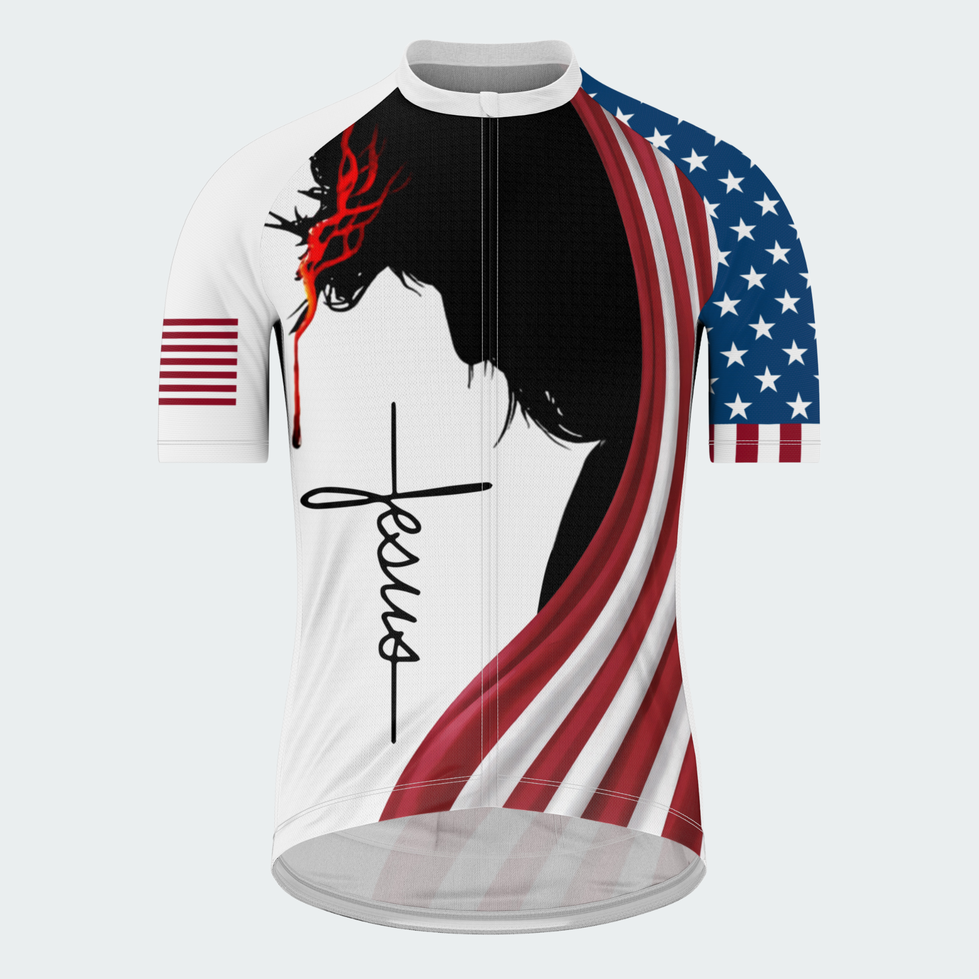 Men’s American Pride Faith & Freedom 250 Years of Freedom Cycling Jersey