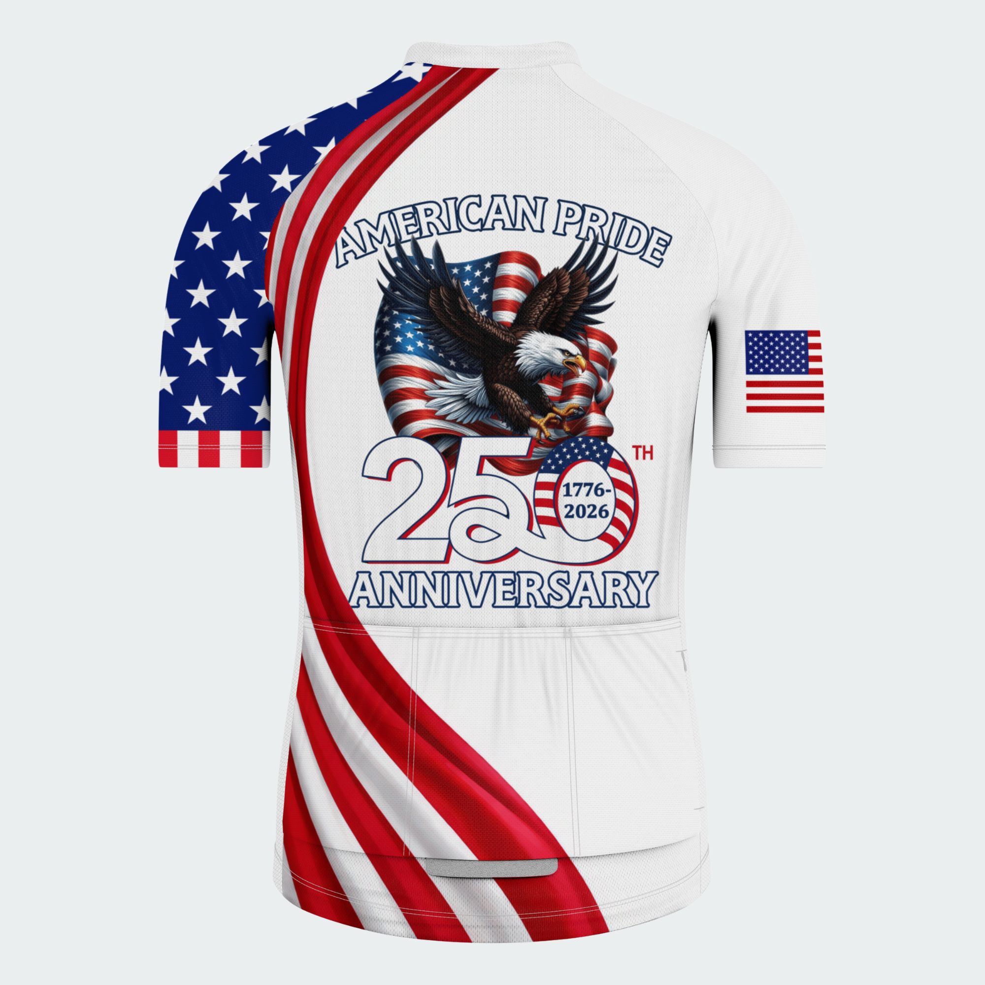 Men’s American Pride Eagle 250th Anniversary Cycling Jersey