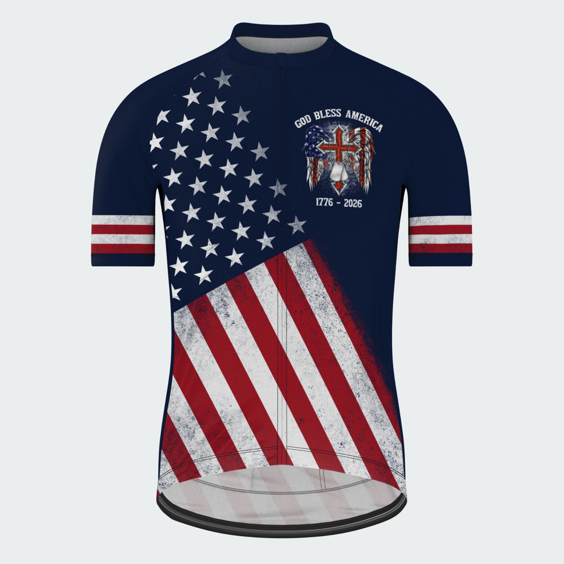 Men’s American Pride God Bless America 250th Anniversary Cycling Jersey