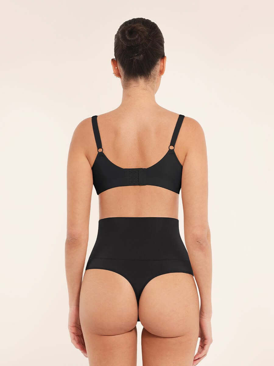 High Waist Tummy Control Thong Shapewear Panties