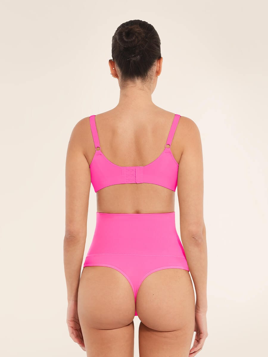 High Waist Tummy Control Thong Shapewear Panties