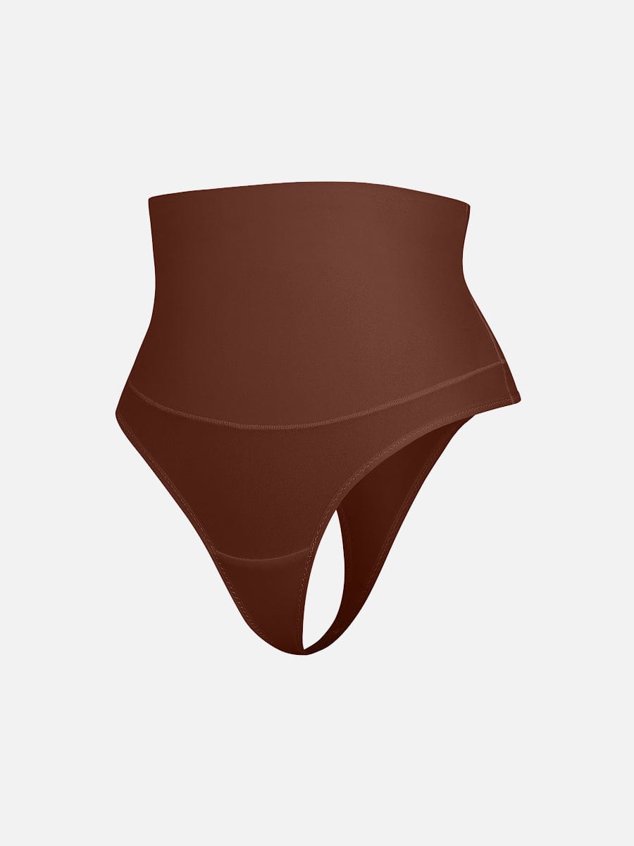 High Waist Tummy Control Thong Shapewear Panties