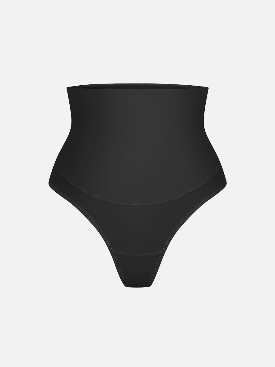 High Waist Tummy Control Thong Shapewear Panties
