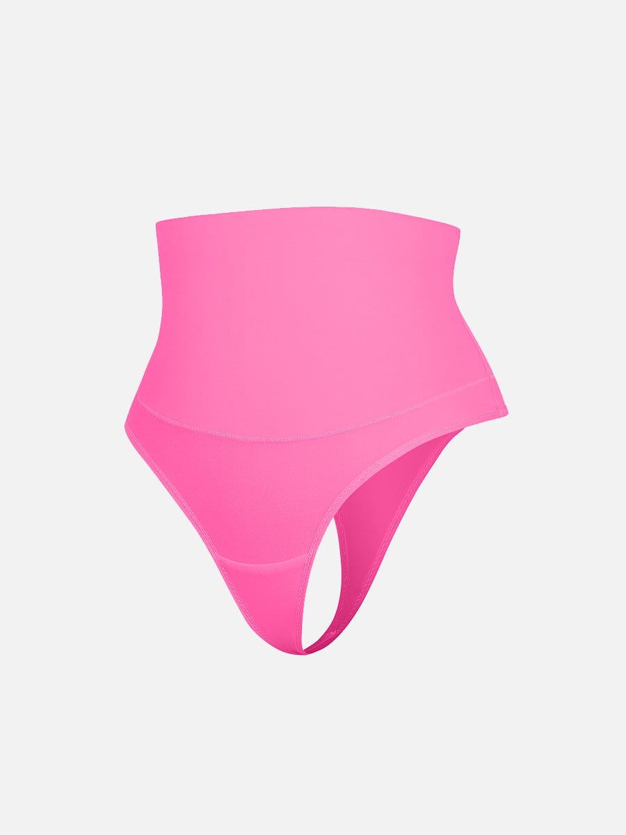 High Waist Tummy Control Thong Shapewear Panties
