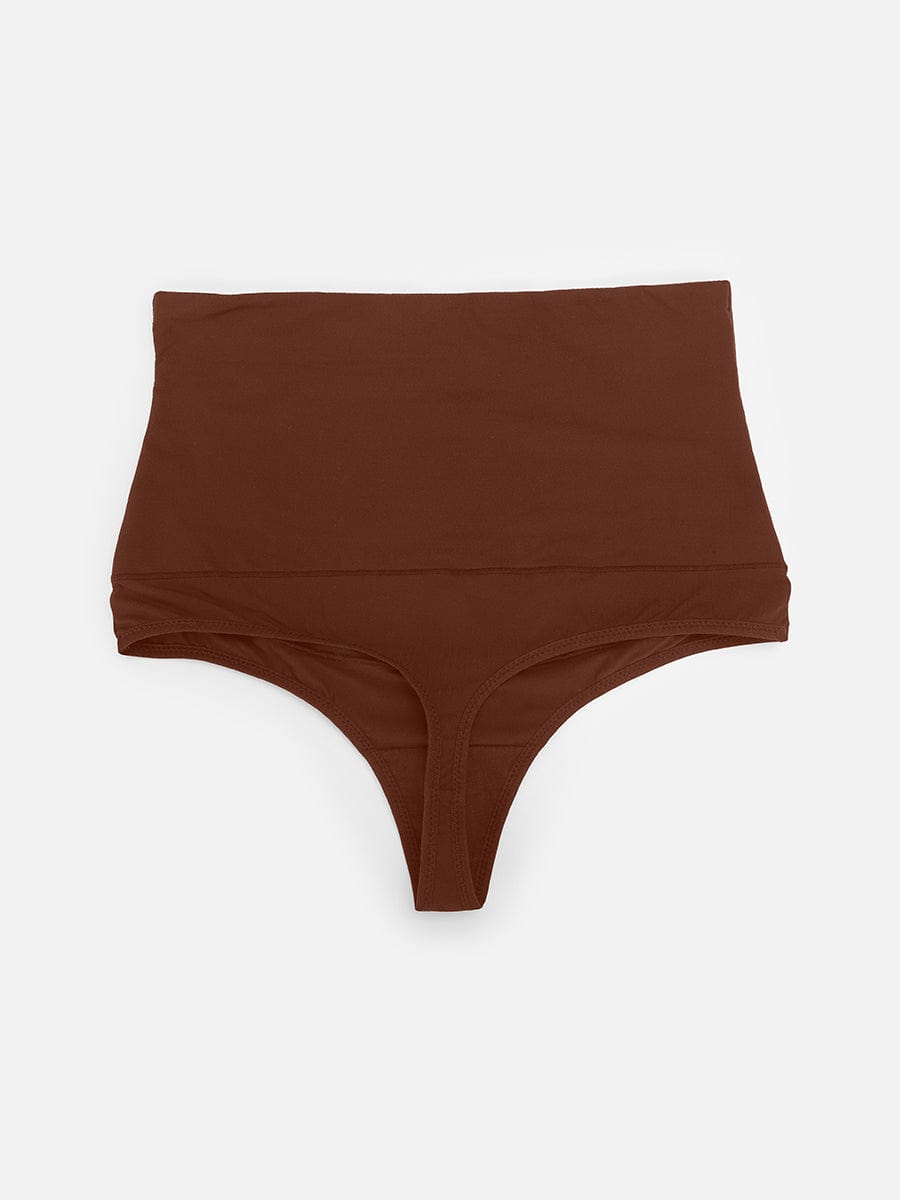 High Waist Tummy Control Thong Shapewear Panties