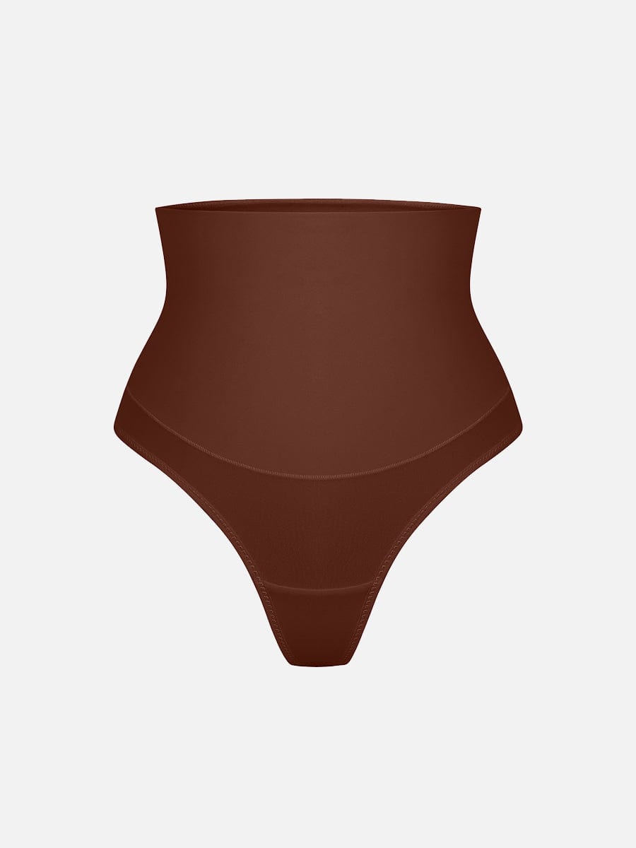 High Waist Tummy Control Thong Shapewear Panties