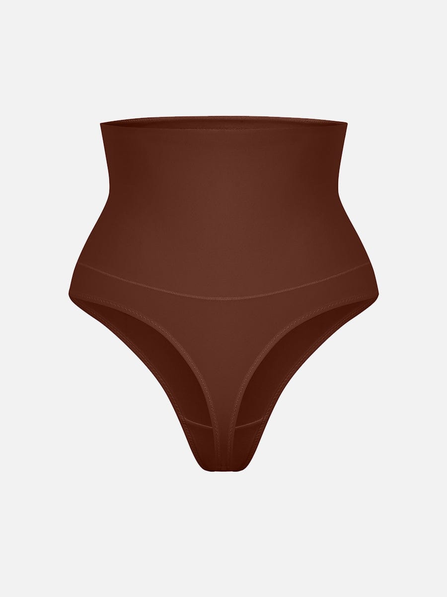 High Waist Tummy Control Thong Shapewear Panties
