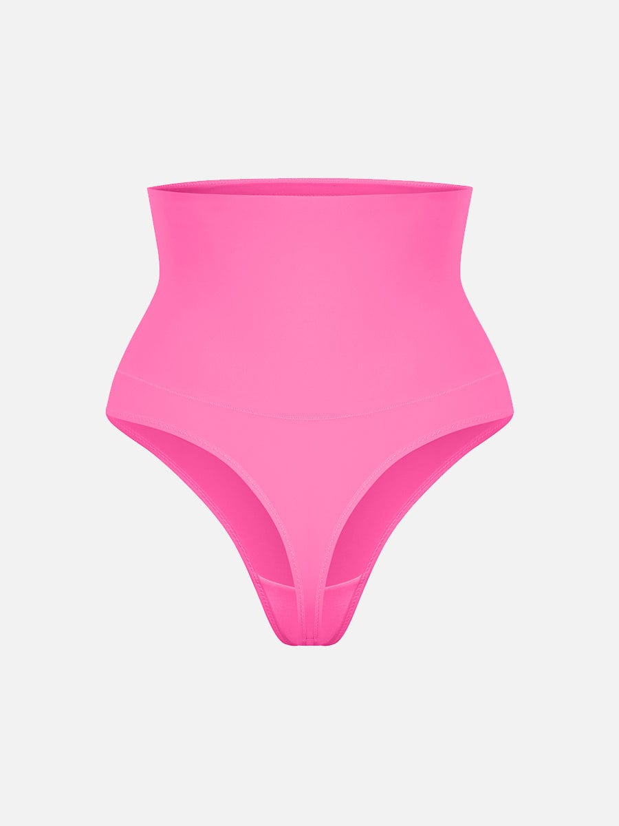 High Waist Tummy Control Thong Shapewear Panties