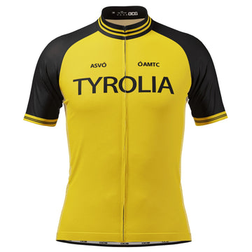 Men's Retro 1970 Denti Tyrolia Short Sleeve Cycling Jersey
