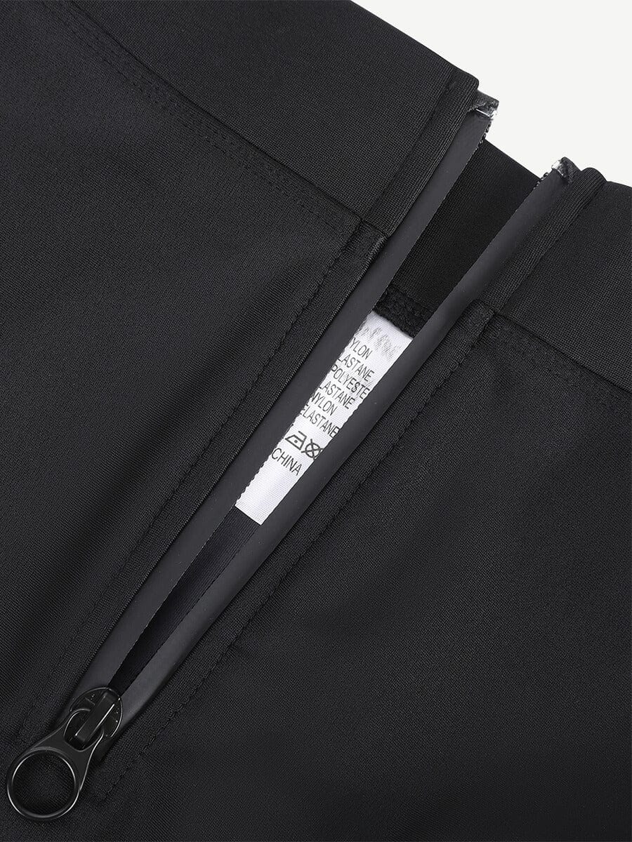 Zip Front Bikini Tummy control Bottom