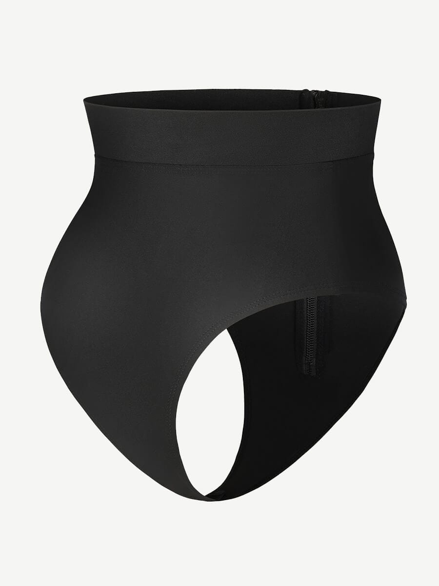 Zip Front Bikini Tummy control Bottom