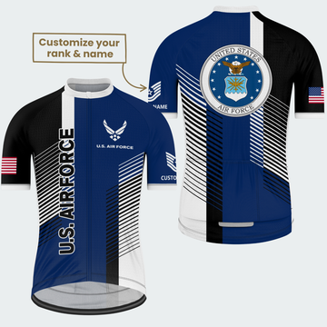 Men’s Personalized U.S. Air Force Pride Cycling Jersey & Kit