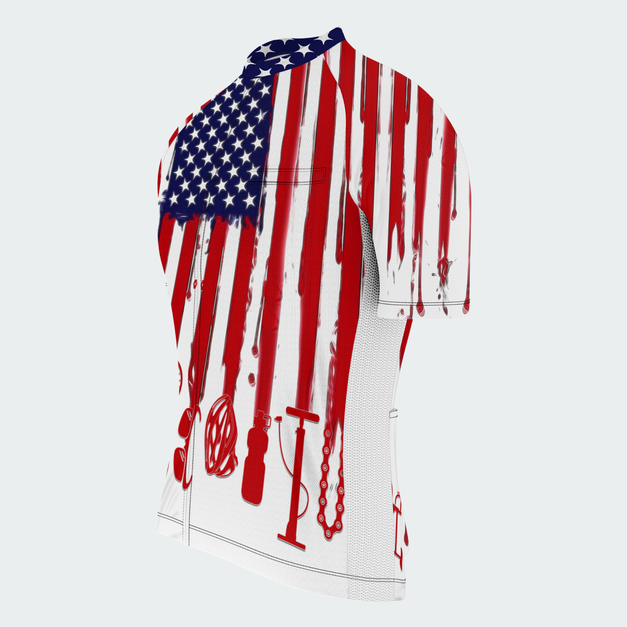 Men's American Pride Cycling American Flag Regular Fit Cycling Kit