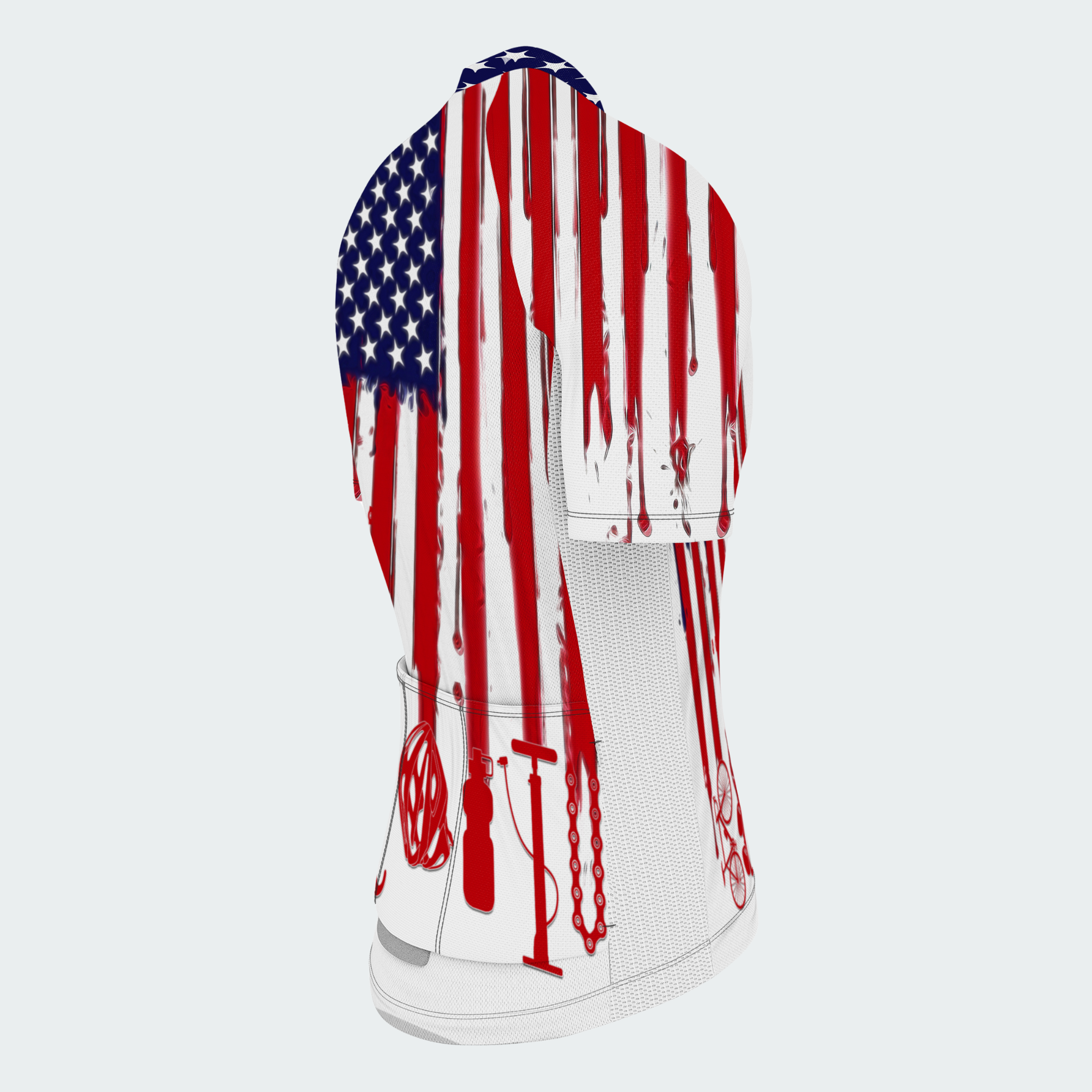 Men's American Pride Cycling American Flag Regular Fit Cycling Kit