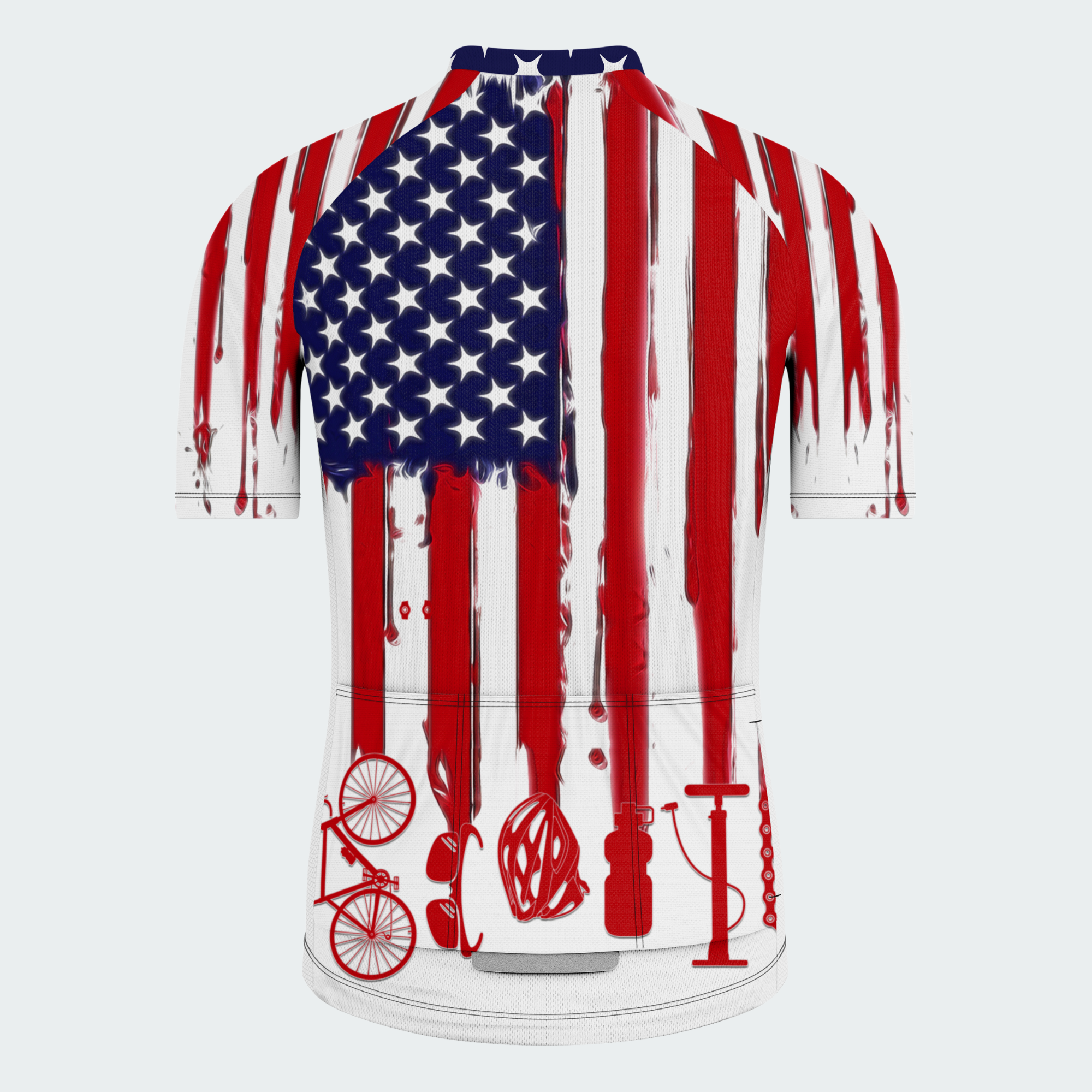 Men's American Pride Cycling American Flag Regular Fit Cycling Kit