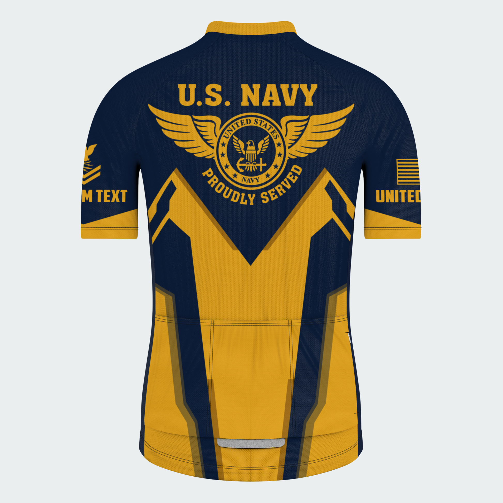 Men’s Personalized U.S. Navy Proudly Served Cycling Jersey & Kit