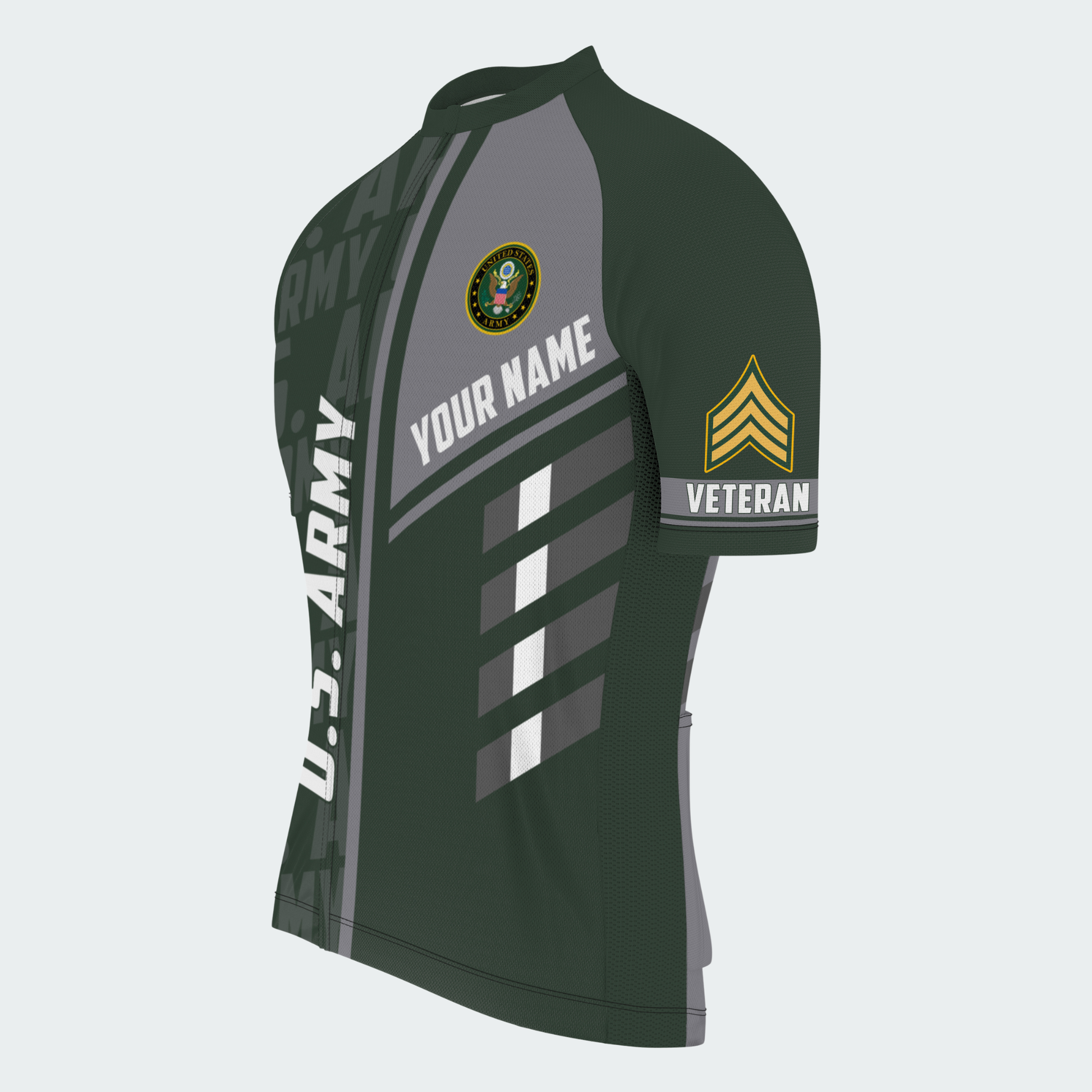 Men’s Personalized Army Veteran of The USA Cycling Jersey & Kit