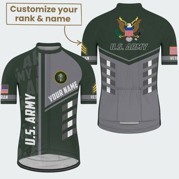 Men’s Personalized Army Veteran of The USA Cycling Jersey & Kit