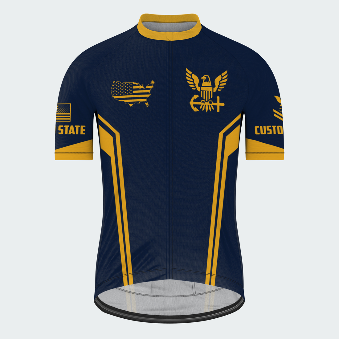 Men’s Personalized U.S. Navy Proudly Served Cycling Jersey & Kit