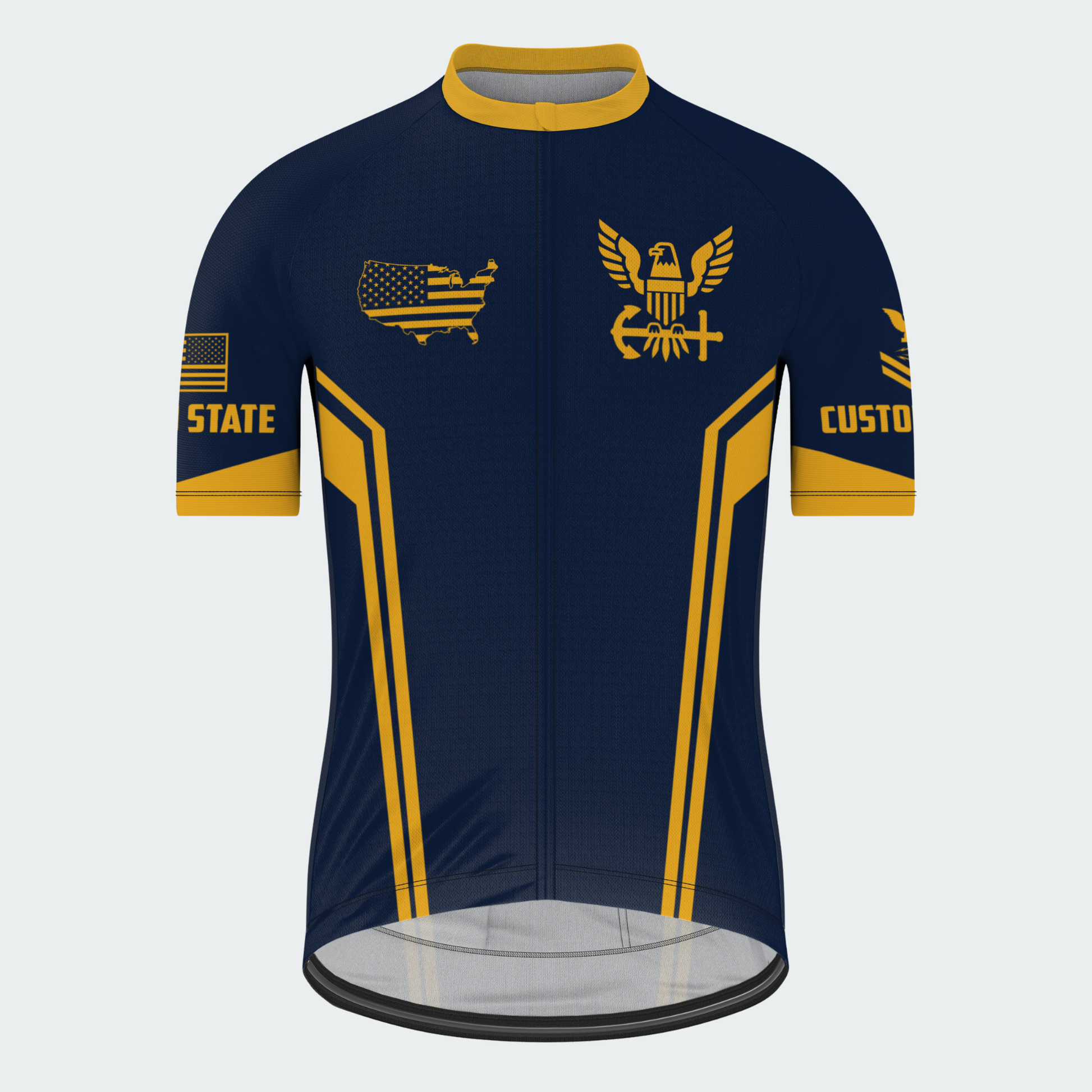 Men’s Personalized U.S. Navy Proudly Served Cycling Jersey & Kit