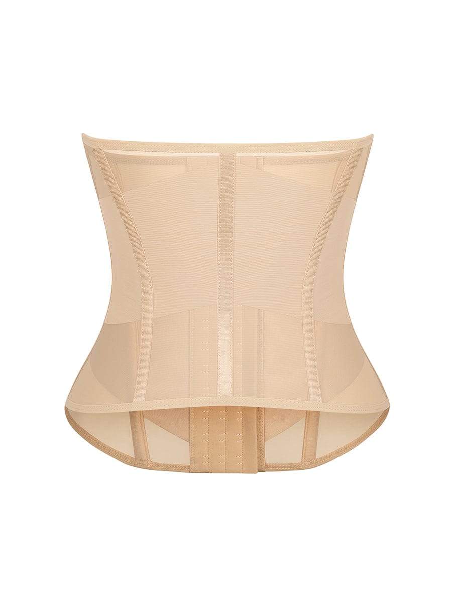 7 Steel Bones Waist and Abdomen Shaping Breathable Mesh Waist Trainer
