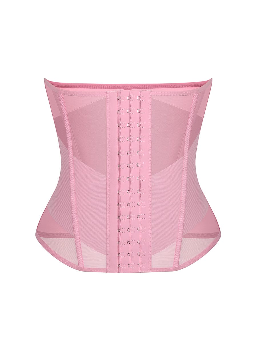 7 Steel Bones Waist and Abdomen Shaping Breathable Mesh Waist Trainer
