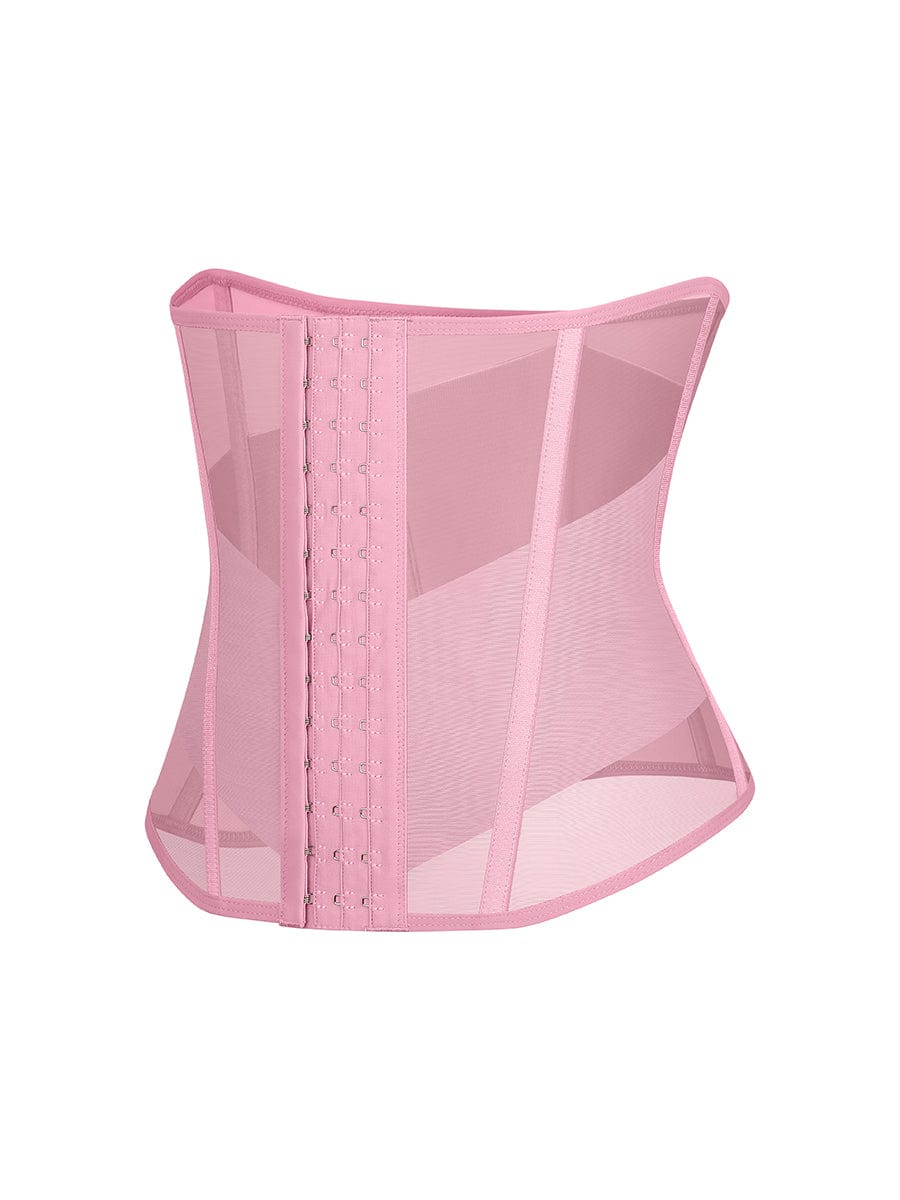 7 Steel Bones Waist and Abdomen Shaping Breathable Mesh Waist Trainer