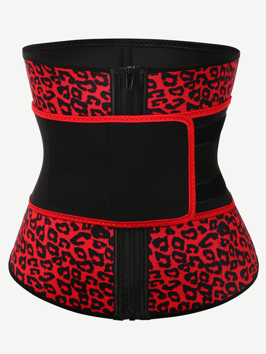 Ventilate Neoprene Leopard Belt Big Size Waist Trainer Medium Compression