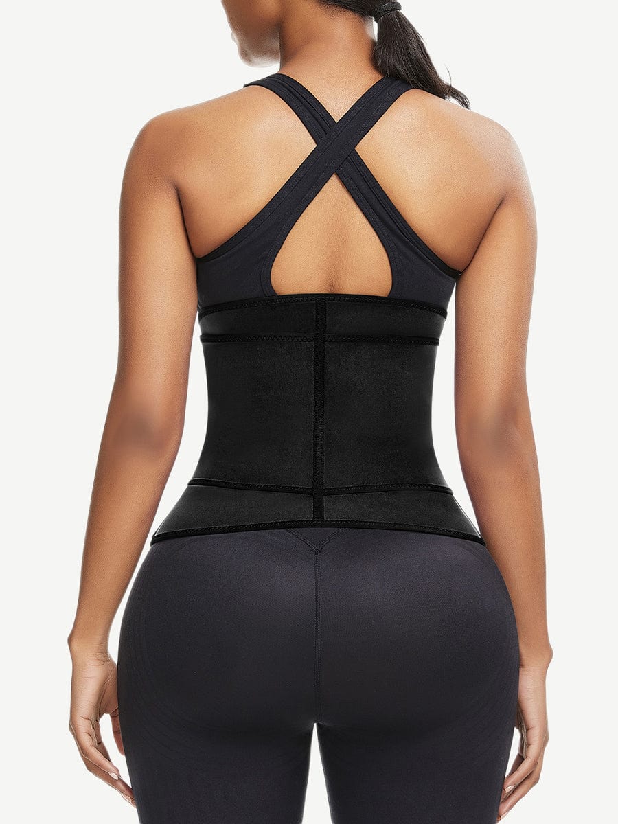 Favorite Blue Big Size Neoprene Shaper Front Zipper