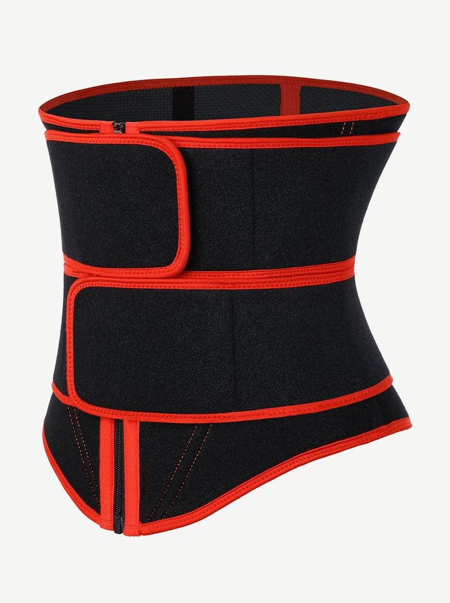 Post Surgery Neoprene Double Belts Waist Trainer Slimming Belly