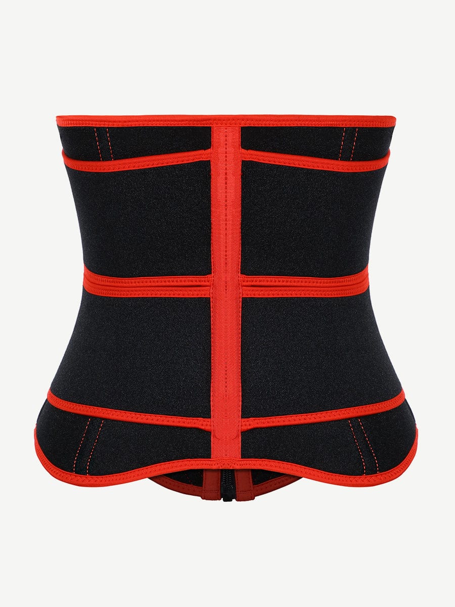 Post Surgery Neoprene Double Belts Waist Trainer Slimming Belly