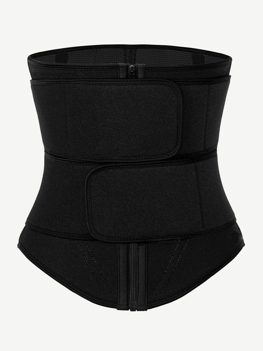 Post Surgery Neoprene Double Belts Waist Trainer Slimming Belly
