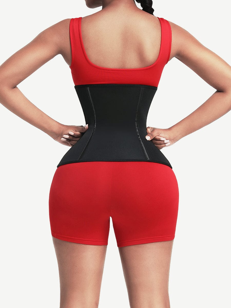 6 Steel Bones Waist Trainer With Belt Slimming Belly