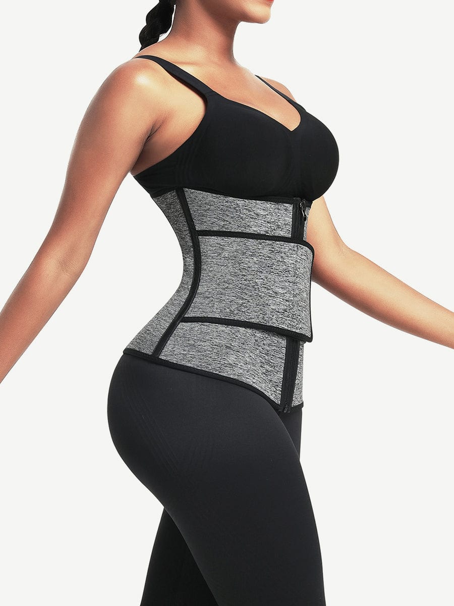 6 Steel Bones Waist Trainer With Belt Slimming Belly