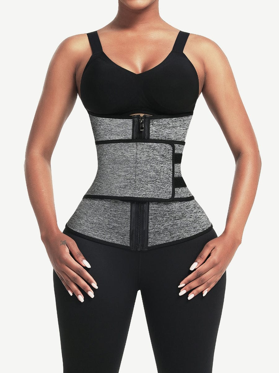 6 Steel Bones Waist Trainer With Belt Slimming Belly