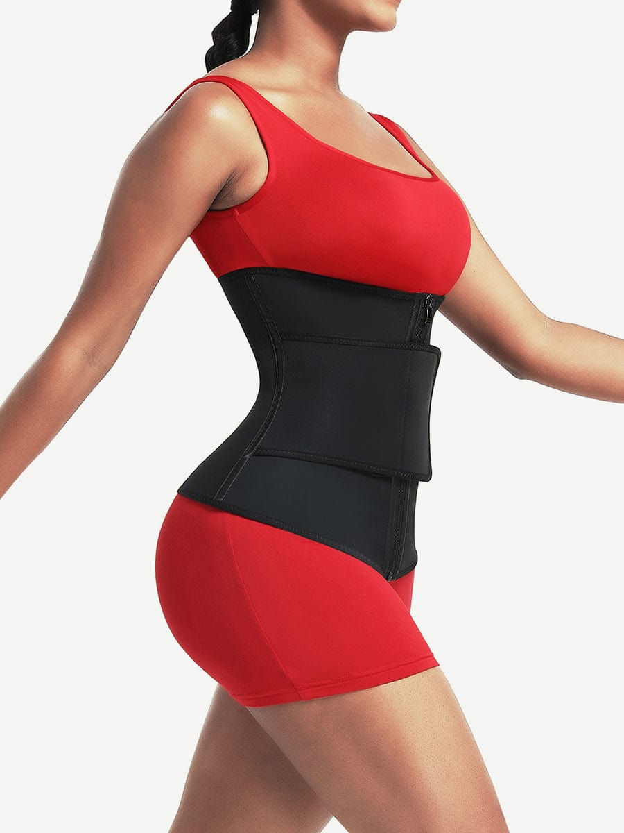 6 Steel Bones Waist Trainer With Belt Slimming Belly