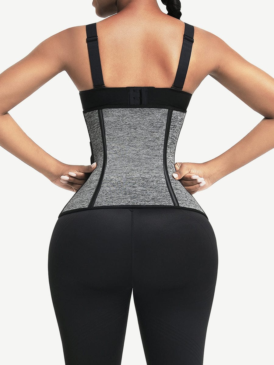 6 Steel Bones Waist Trainer With Belt Slimming Belly