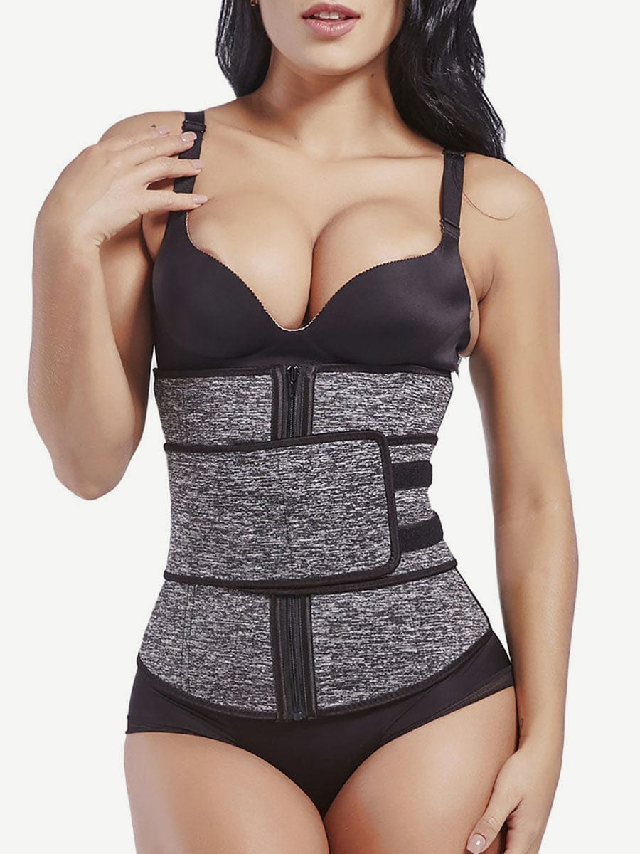7 Steel Bones Queen Size Neoprene Waist Cincher Fat Burning