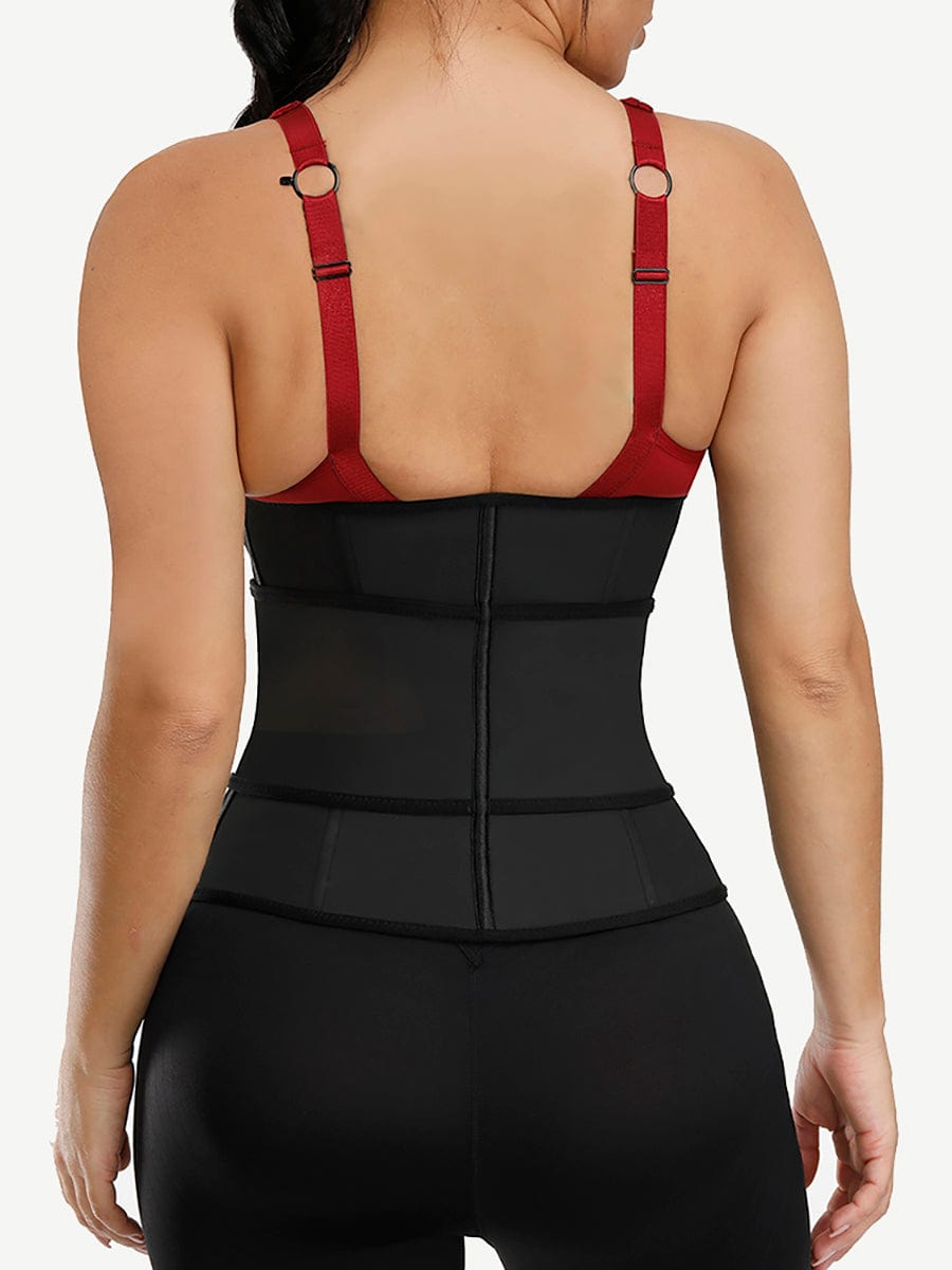 Black Magic Sticker Rubber Waist Cincher High Compression