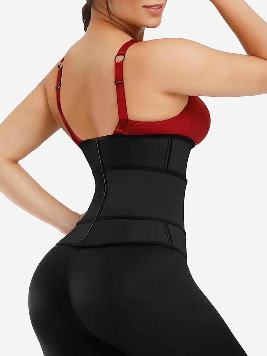 Black Magic Sticker Rubber Waist Cincher High Compression