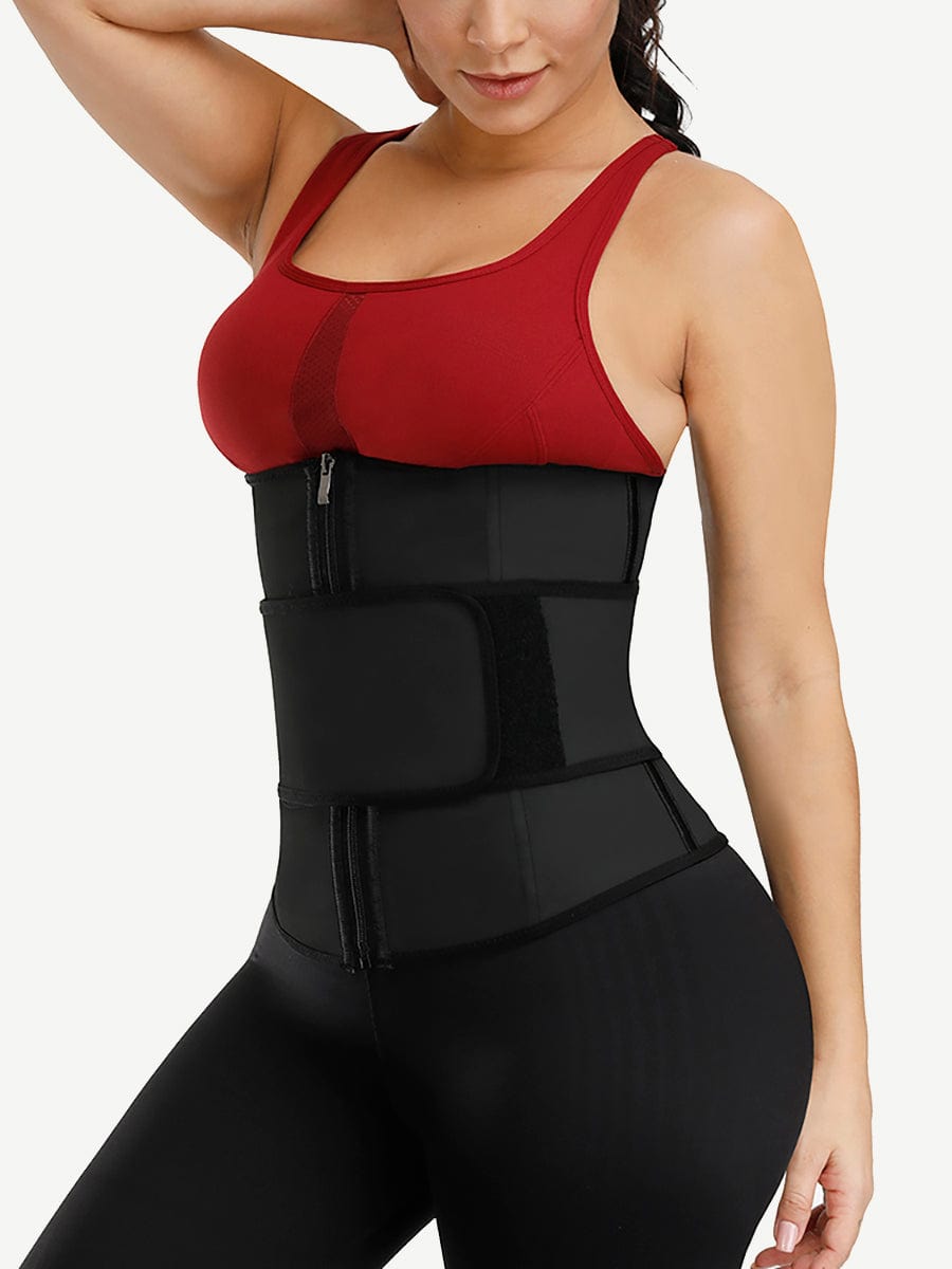 Black Magic Sticker Rubber Waist Cincher High Compression